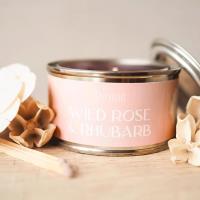 Pintail Candles Wild Rose & Rhubarb Paint Pot Candle Extra Image 1 Preview